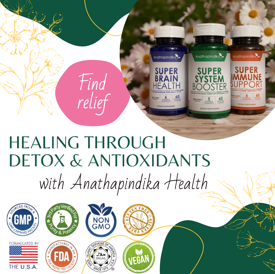 [Super Health Trio] Anathapindika Super Immune Support + Super Brain Health + Super System Booster