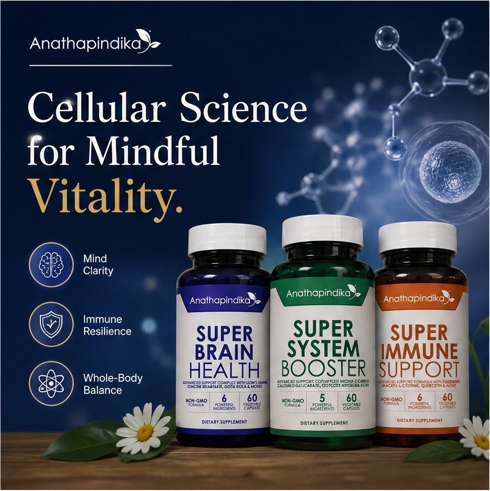 [Super Health Trio] Anathapindika Super Immune Support + Super Brain Health + Super System Booster