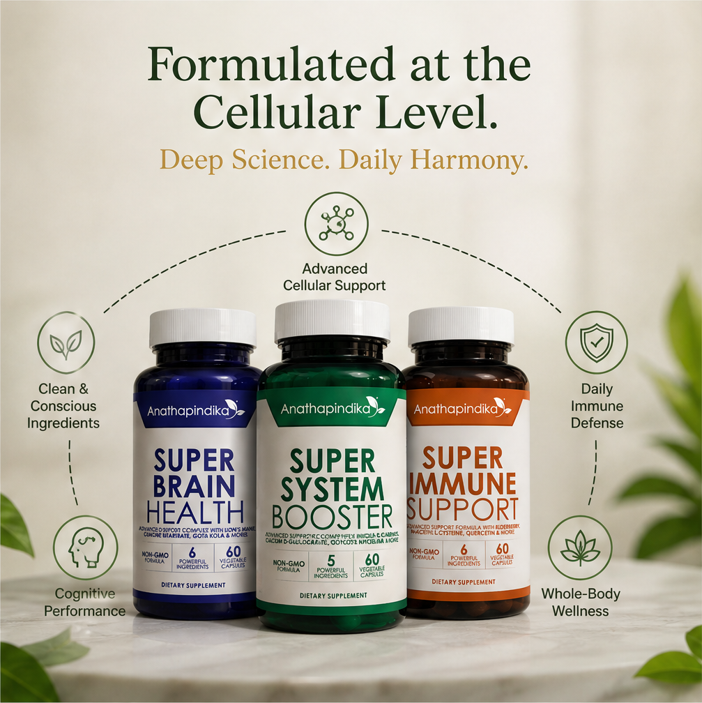 [Super Health Trio] Anathapindika Super Immune Support + Super Brain Health + Super System Booster
