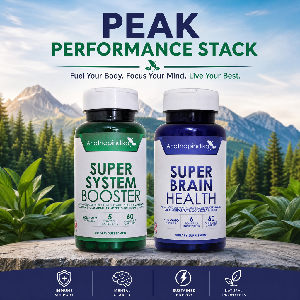 [Brain & Body Detox] Anathapindika Super System Booster + Super Brain Health
