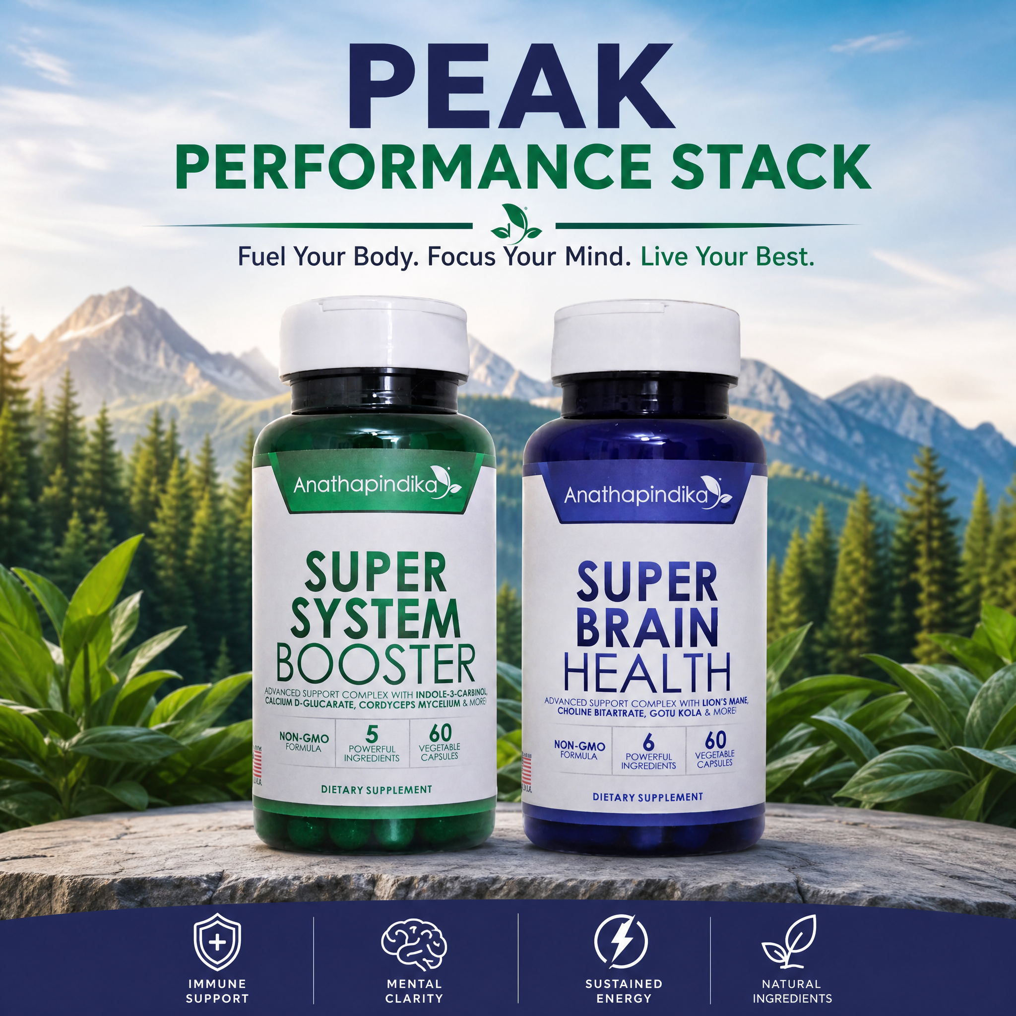 [Brain & Body Detox] Anathapindika Super System Booster + Super Brain Health