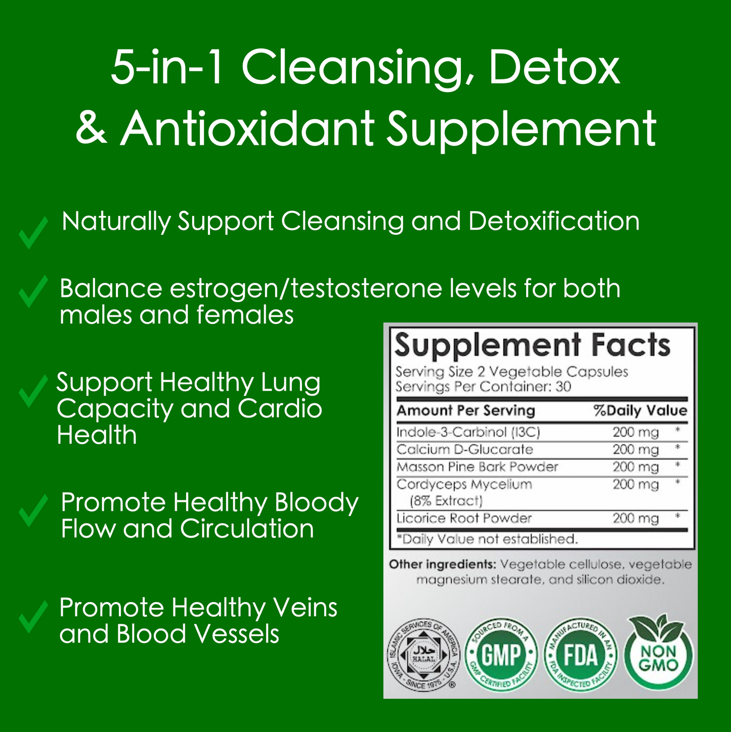 Super System Booster, 5-in-1 Cleansing Detox Supplement