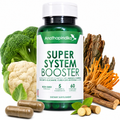 Super System Booster, 5-in-1 Cleansing Detox Anti-aging  Antioxidant Supplement