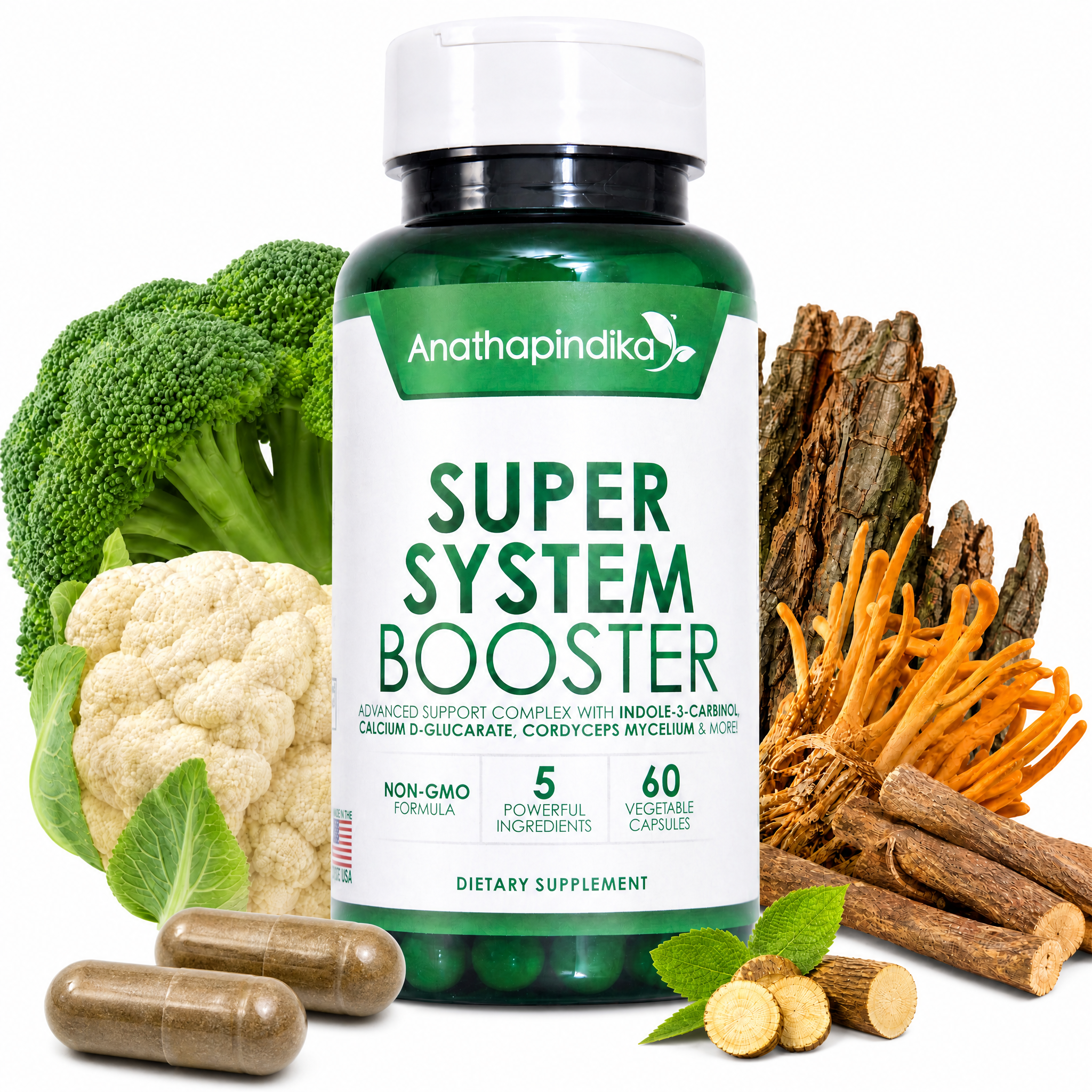 Super System Booster, 5-in-1 Cleansing Detox Supplement