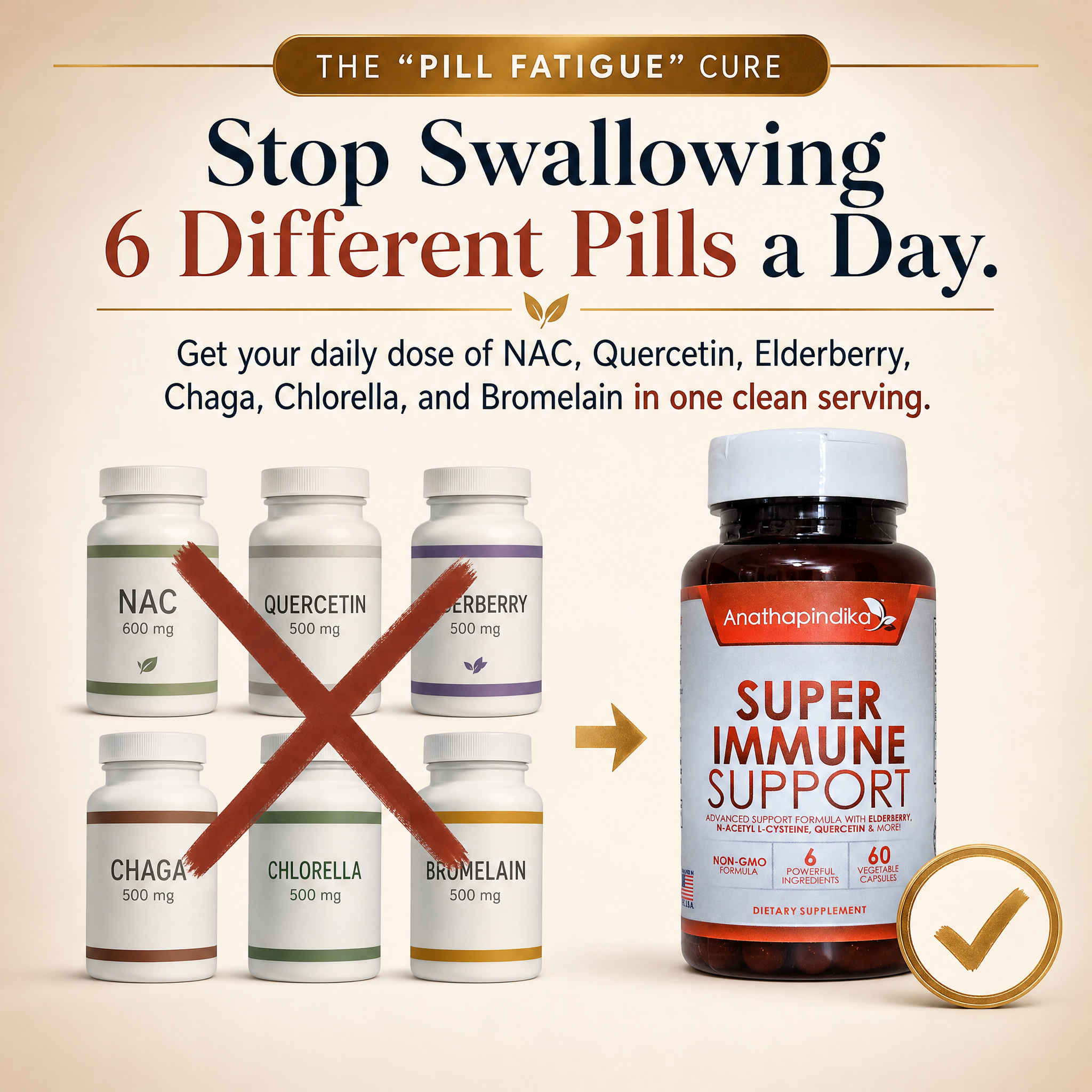 Super Immune Support, 6-in-1 Immune support