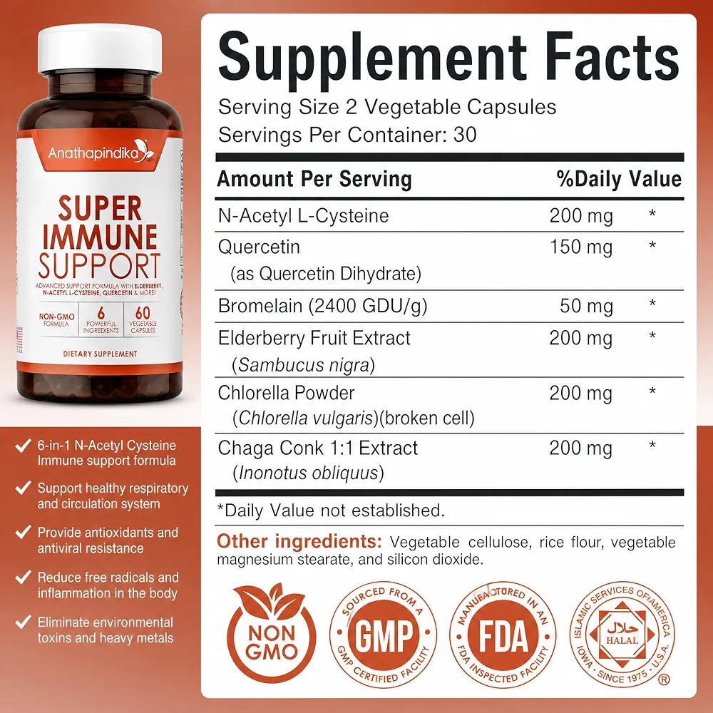 [Super Health Trio] Anathapindika Super Immune Support + Super Brain Health + Super System Booster