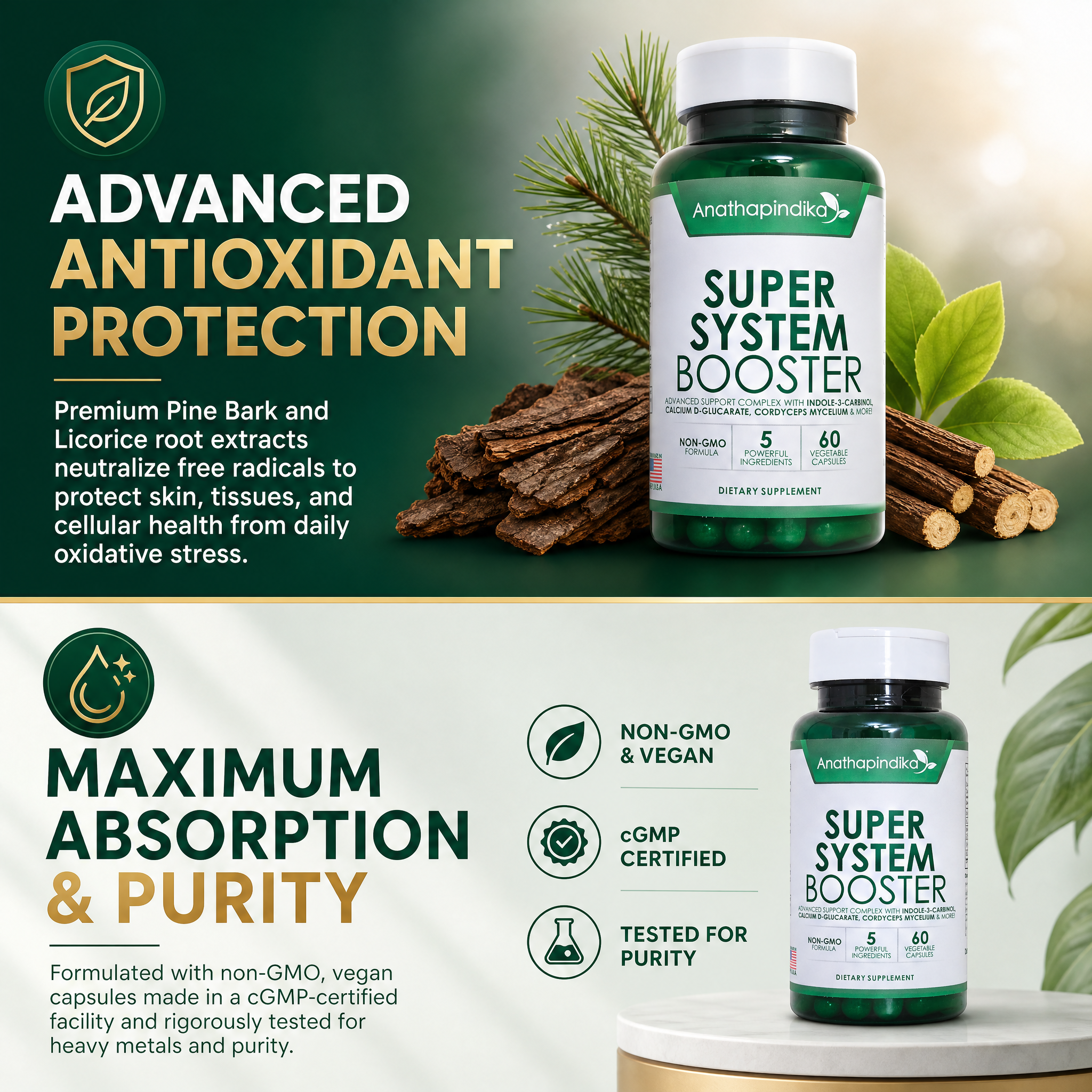 Super System Booster, 5-in-1 Cleansing Detox Supplement